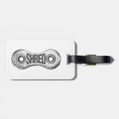 Shred Bike Chain Link Bagagelabel (Achterkant horizontaal)