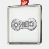 Shred Bike Chain Link Metalen Ornament (Links)