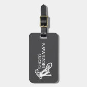 Shred Bozeman Montana Mountain Biking Bagagelabel (Voorkant verticaal)