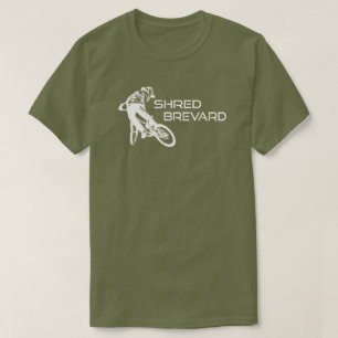 Shred Brevard North Carolina Mountainbiken T-shirt