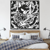 Shred Canvas Afdruk (Insitu (Slaapkamer))