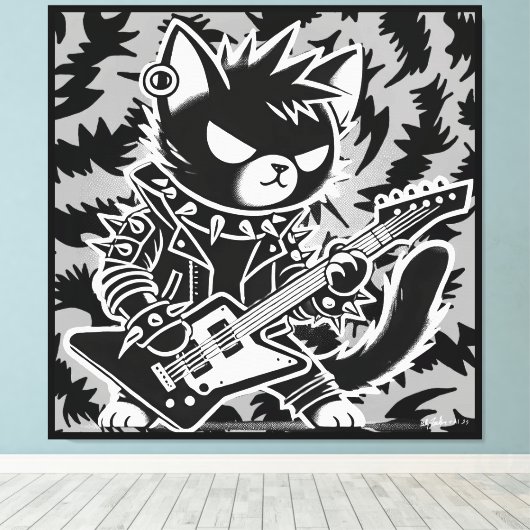 Shred Canvas Afdruk (Insitu (Houten vloer))