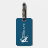 Shred Crested Butte Colorado Mountainbike Bagagelabel (Achterkant verticaal)