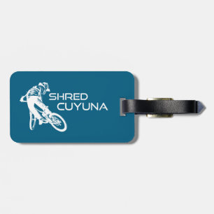 Shred Cuyuna Minnesota Mountainbiken Bagagelabel
