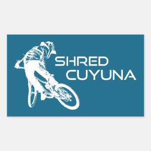 Shred Cuyuna Minnesota Mountainbiken Rechthoekige Sticker