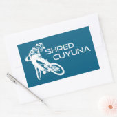 Shred Cuyuna Minnesota Mountainbiken Rechthoekige Sticker (Envelop)