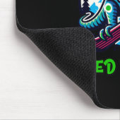 Shred De Gnar Grappige Snowboarden Dinosaurus T-Re Muismat (Hoek)