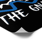 Shred de Gnar Snowboard Snowboarder Poster (Hoek)
