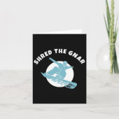 Shred de Gnar Snowboarden Kaart (Voorkant)