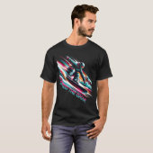 Shred de Gnar Snowboarden T-shirt (Voorkant volledig)