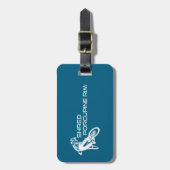 Shred de Porcupine Rim Trail mountainbiken Bagagelabel (Voorkant verticaal)