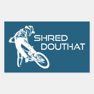 Shred Douthat State Park Virginia Mountain Biking Rechthoekige Sticker