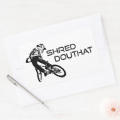 Shred Douthat State Park Virginia Mountain Biking Rechthoekige Sticker (Envelop)