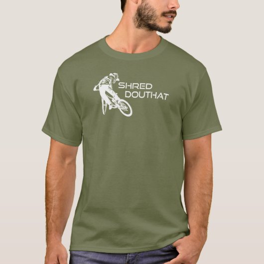 Shred Douthat State Park Virginia Mountain Biking T-shirt (Voorkant)