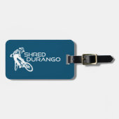 Shred Durango Colorado Mountainbike Bagagelabel (Voorkant horizontaal)