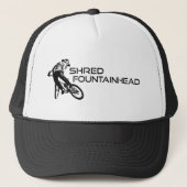 Shred Fountainhead Virginia Mountain Biking Trucker Pet (Voorkant)