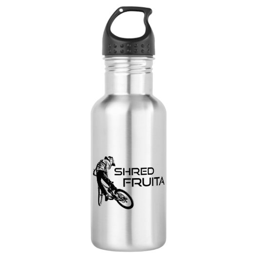 Shred Fruita Colorado Mountain Biking Waterfles (Voorkant)