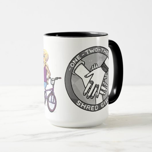 Shred Girls mok (Voorkant rechts)