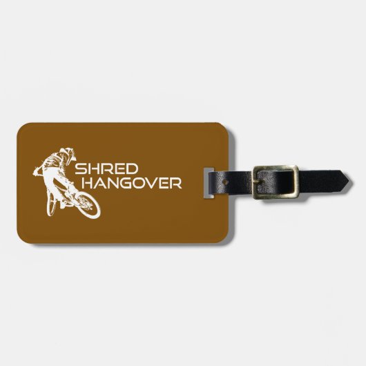Shred Hangover Arizona Mountain Biking Bagagelabel (Voorkant horizontaal)
