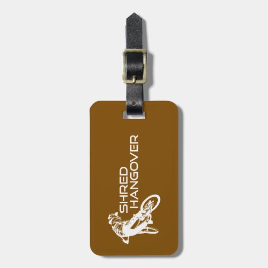 Shred Hangover Arizona Mountain Biking Bagagelabel (Voorkant verticaal)