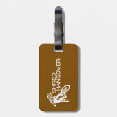 Shred Hangover Arizona Mountain Biking Bagagelabel (Achterkant verticaal)