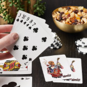 shred it skull guitar art playing cards speelkaarten (Insitu)