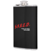 Shred, je probeert niet hard genoeg heupfles (Links)