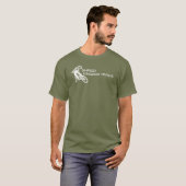Shred Kingdom Trails Vermont Mountainbiken T-shirt (Voorkant volledig)