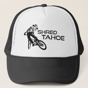 Shred Lake Tahoe mountainbiken Trucker Pet