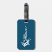 Shred Little Sugar Arkansas Mountain Biking Bagagelabel (Achterkant verticaal)