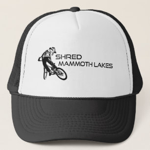 Shred Mammoth Lakes California Mountainbiken Trucker Pet