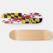 Shred Maryland Flag Skateboard (Horizontaal)