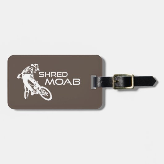 Shred Moab Mountain Biking Bagagelabel (Voorkant horizontaal)