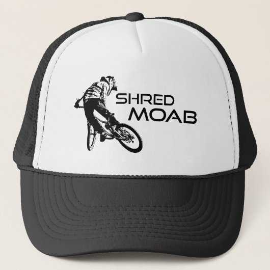 Shred Moab Mountain Biking Trucker Pet (Voorkant)