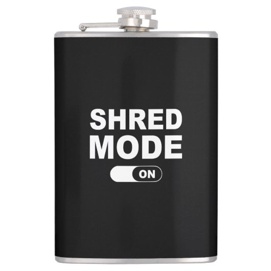 Shred Mode Aan Heupfles (Voorkant)
