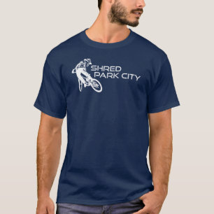 Shred Park City Utah Mountainbiken T-shirt