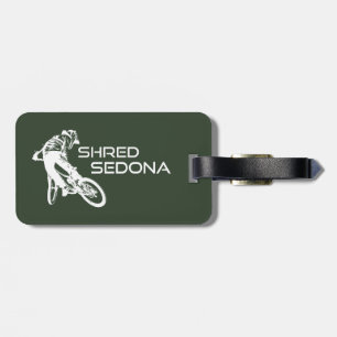 Shred Sedona Arizona Mountainbiken Bagagelabel