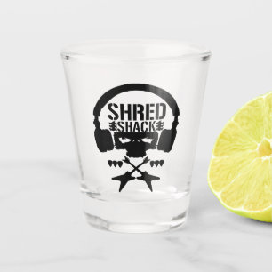 Shred Shack "Bullet Club Parody" Logo Shot Glass Glas