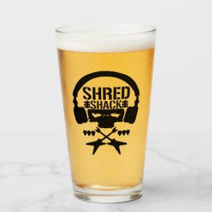 Shred Shack "Bullet Club Parody" Pint Glass Glas