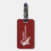 Shred Squamish Mountain Biking Bagagelabel (Achterkant verticaal)