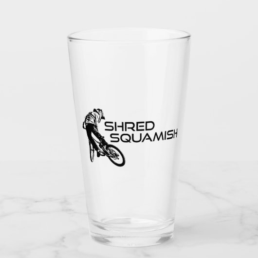 Shred Squamish Mountain Biking Glas (Voorkant)