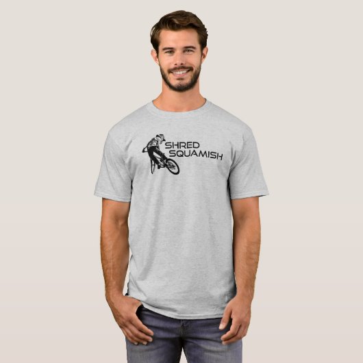 Shred Squamish Mountain Biking T-shirt (Voorkant volledig)