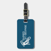 Shred St. George Utah Mountainbiken Bagagelabel (Voorkant verticaal)