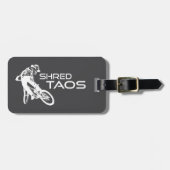 Shred Taos New Mexico Mountain Biking Bagagelabel (Voorkant horizontaal)