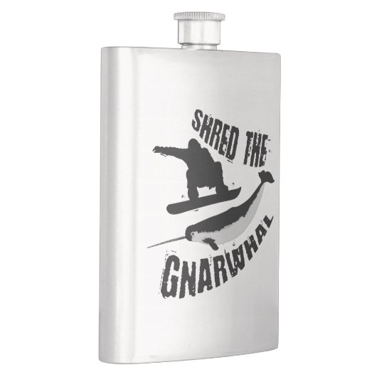 Shred The Gnarwhal Flacon (Rechts)