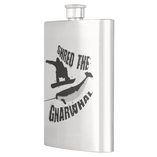Shred The Gnarwhal Flacon (Links)