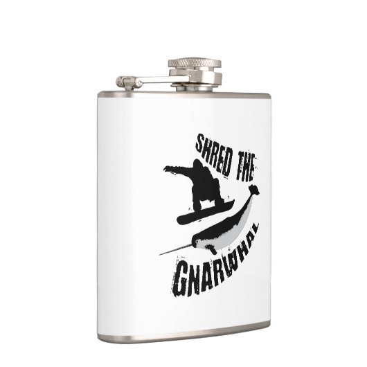 Shred The Gnarwhal Heupfles (Rechts)