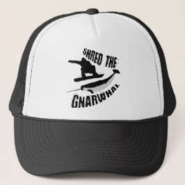 Shred The Gnarwhal Trucker Pet
