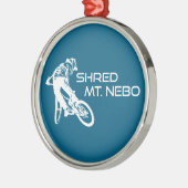 Shred The Mt. Nebo Trail Bentonville Metalen Ornament (Links)