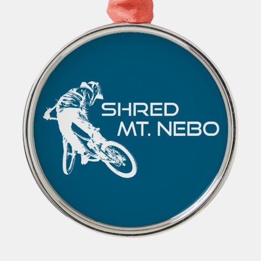 Shred The Mt. Nebo Trail Bentonville Metalen Ornament (Voorkant)